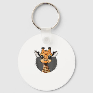 Llavero Ilustracion Adorable Baby Giraffe