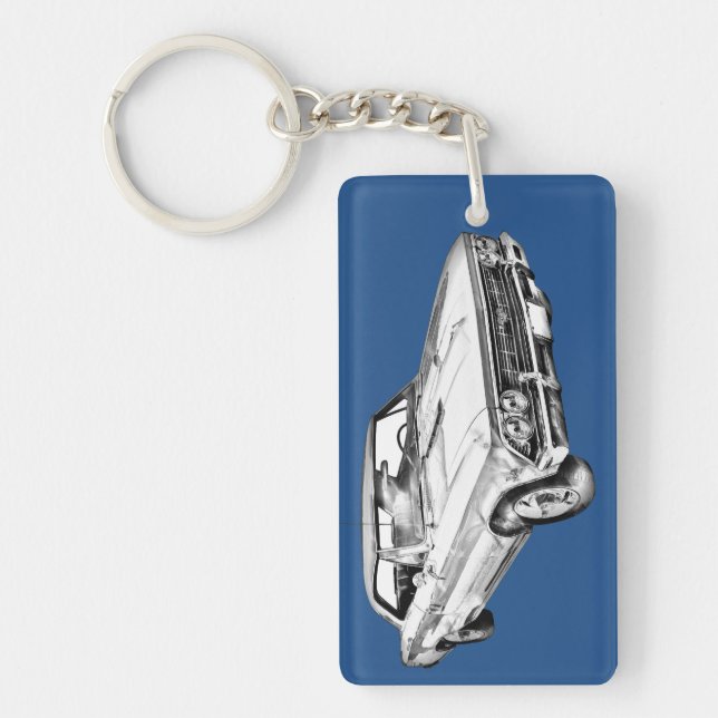 Llavero Ilustracion Chevy Chevelle SS 396 (Frente)