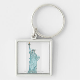 Llavero Ilustracion de la estatua de la libertad