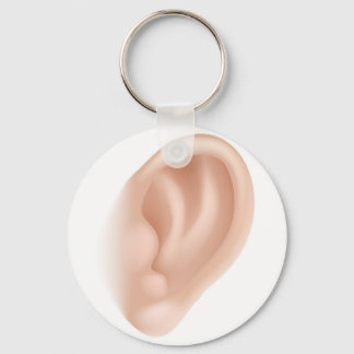 Llavero Ilustracion de la parte del cuerpo del oído