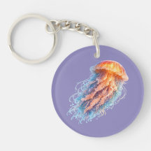 Ilustración de Medusa Oceánica Fantasía Elegante