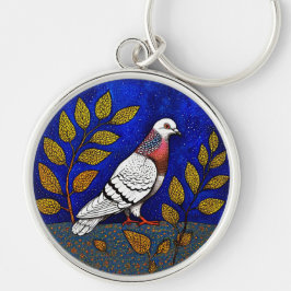 Llavero Ilustracion de paloma