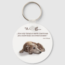 Llavero Ilustracion de perro de soñación diurna
