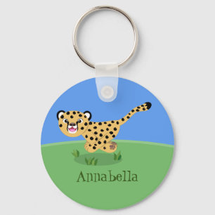 Llavero Ilustracion de personalizado con queso lindo