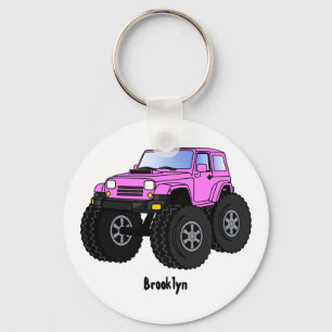 Llavero Ilustracion de personalizado de camiones gigantes