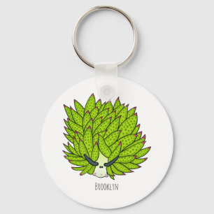 Llavero Ilustracion de personalizado de lodo de hoja
