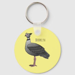 Llavero Ilustracion de personalizado de pájaro silvestre d