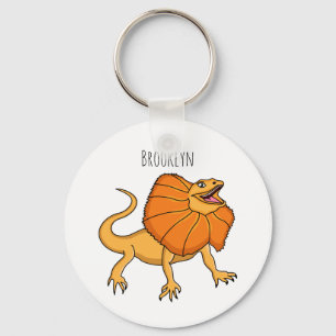 Llavero ilustracion de personalizado naranja