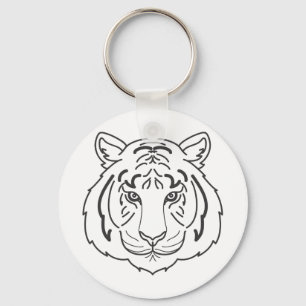 Llavero Ilustracion de tigres