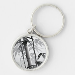 Llavero Ilustracion de una pintura oriental del estilo