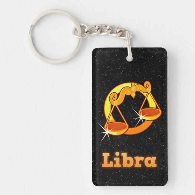 Llavero Ilustracion del libra (Frente)