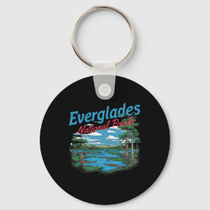 Llavero Ilustración del Parque Nacional de los Everglades
