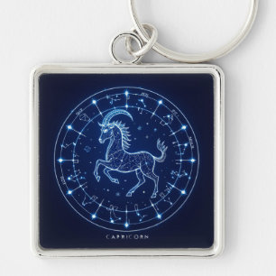 Llavero Ilustración del signo zodiacal Capricornio