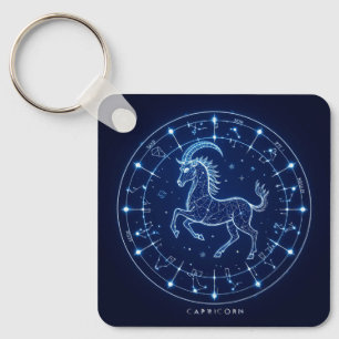 Llavero Ilustración del signo zodiacal Capricornio