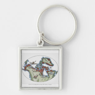 Llavero Ilustracion del territorio del Inuit