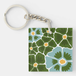 Llavero Ilustración floral