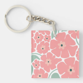 Llavero Ilustración floral