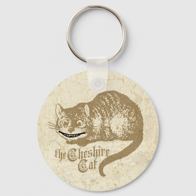 Llavero Ilustracion Gato de Cheshire (Anverso)