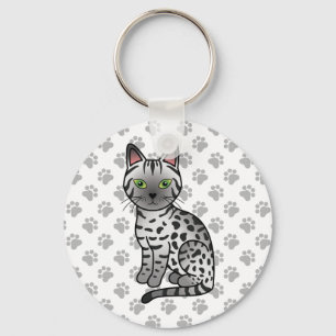 Llavero Ilustracion gato Mau Cute Personalizado, egipcio p