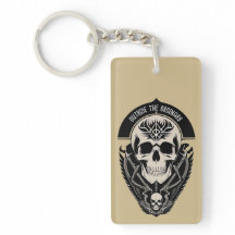 Ilustración Intrincada de Cráneo Gótico