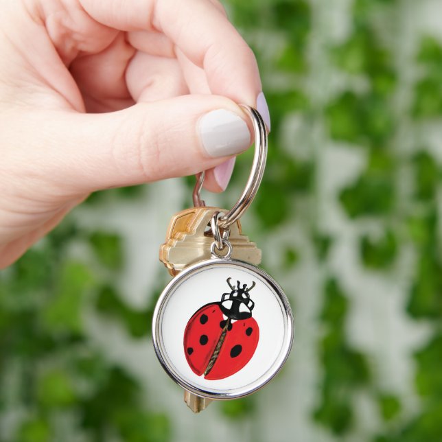 Llavero Ilustracion Lady Bug (Mano)
