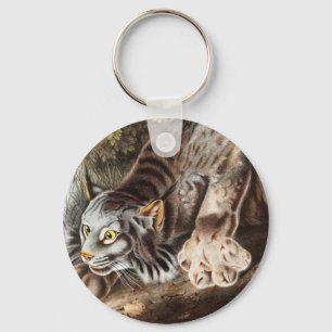 Llavero Ilustracion Lynx (Lynx Canadensis) en Canadá