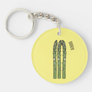 Llavero Ilustracion personalizado Asparagus