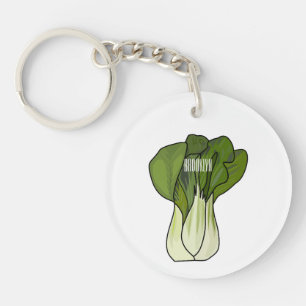 Llavero Ilustracion personalizado Bok choy