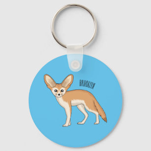 Llavero Ilustracion personalizado de Fennec fox