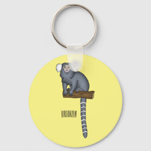 Llavero Ilustracion personalizado de marmoset común