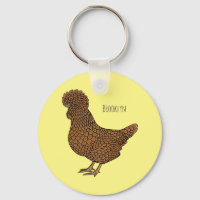 Ilustracion personalizado de pollo polaco Chamois