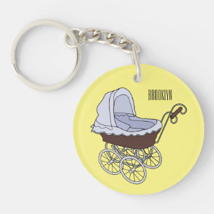 Llavero Ilustracion personalizado de Stroller