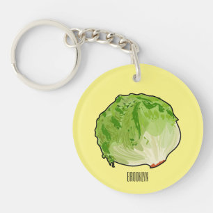 Llavero Ilustracion personalizado Lettuce