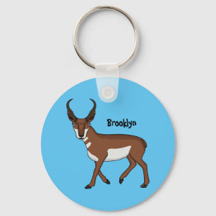 Llavero Ilustracion personalizado Pronghorn