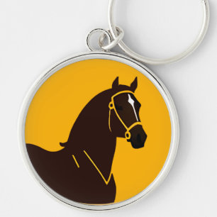 Llavero Ilustración vintage de un caballo