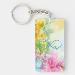 Llavero Ilustrante símbolo Infinity "Hacia el infinito y 