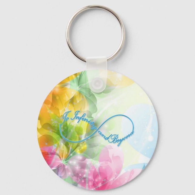 Llavero Ilustrante símbolo Infinity "Hacia el infinito y m (Anverso)