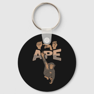 Llavero ILY APE ASL Hand Gesture Deaf Hearing Loss Awarene