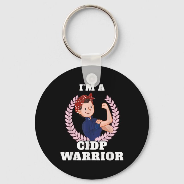 Llavero Im A Cidp Warrior Cidp Awareness (Anverso)