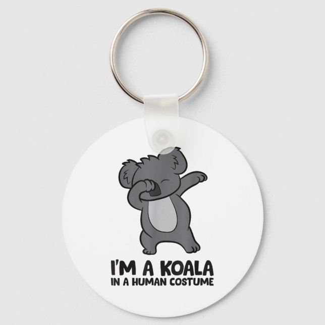 Llavero I'm A Koala In A Human Costume Funny Koala  (Anverso)