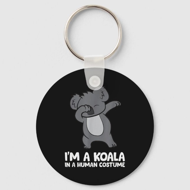 Llavero I'm A Koala In A Human Costume Funny Koala  (Anverso)