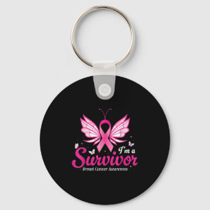 Llavero Im A Survivor Concienciación Sobre El Cáncer De Ma