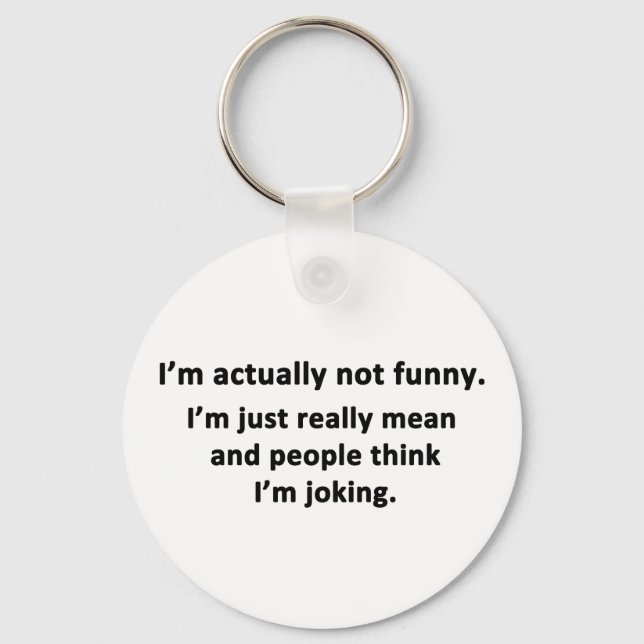 Llavero I'm actually not funny. (Anverso)