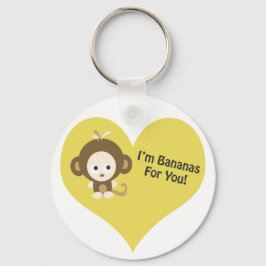 Llavero Im Bananas para ti Mono