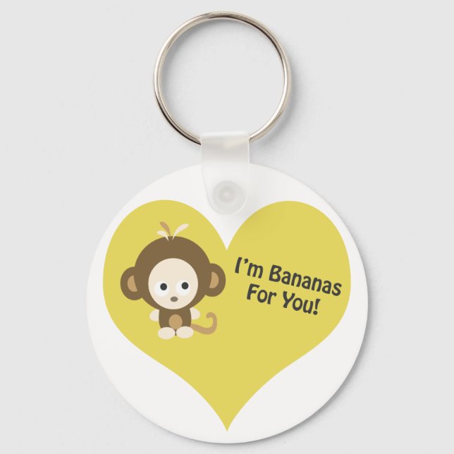 Llavero Im Bananas para ti Mono (Anverso)