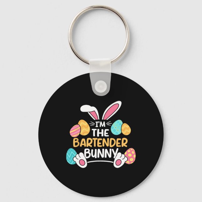 Llavero Im El Bunny Bartending Easter Mixologis (Anverso)