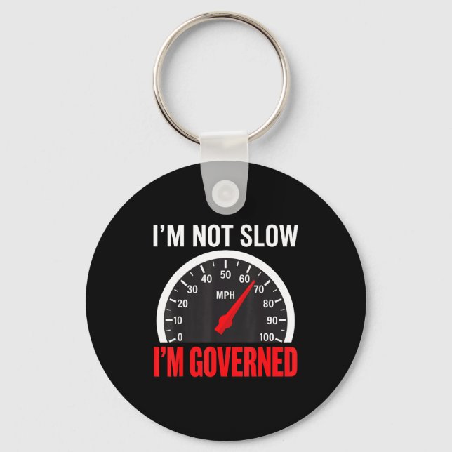 Llavero I'm Governed Speed Limiter Funny Trucker Truck Dri (Anverso)