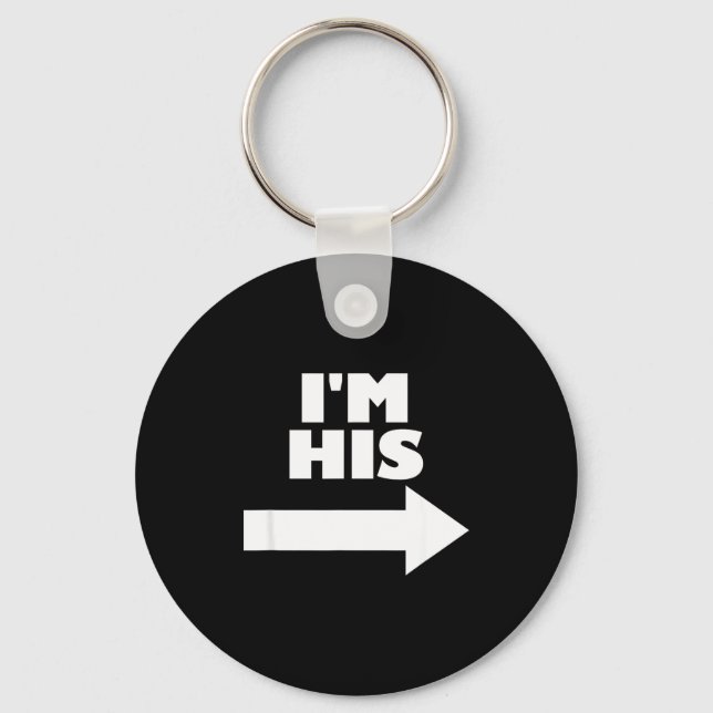 Llavero I'm His Arrow Inting Right Matching Couple I'm His (Anverso)