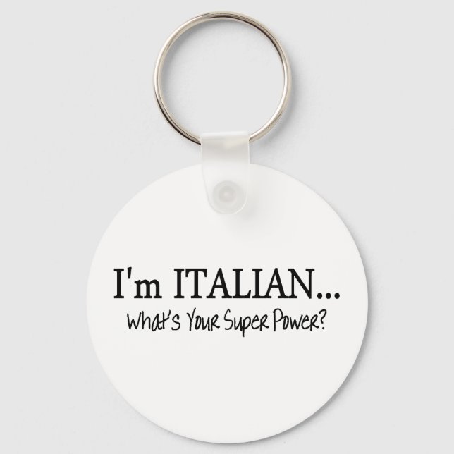 Llavero Im Italiano Cual Es Tu Super Poder (Anverso)