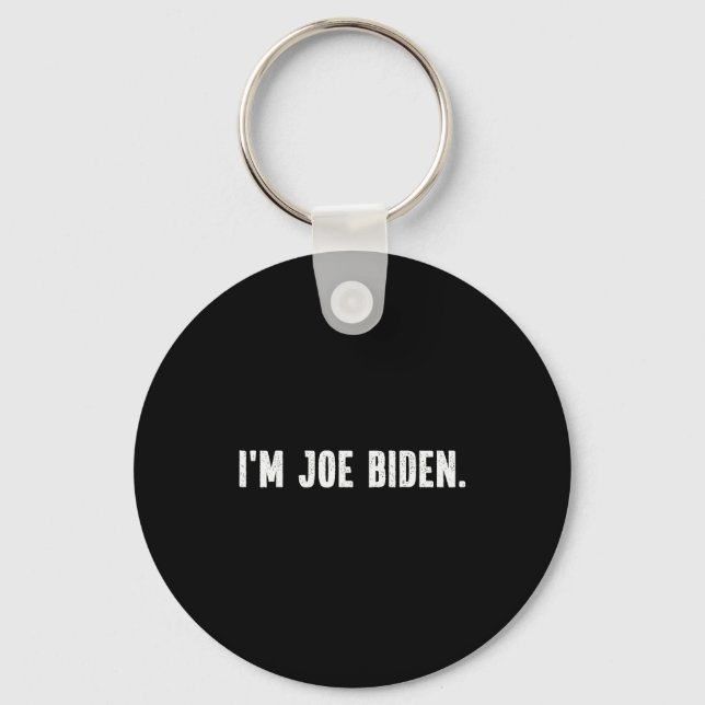 Llavero I'm Joe Biden Funny Instant Lazy Halloween Costume (Anverso)